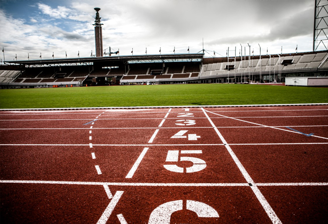 Atletiekbaan Olympisch stadion Amsterdam